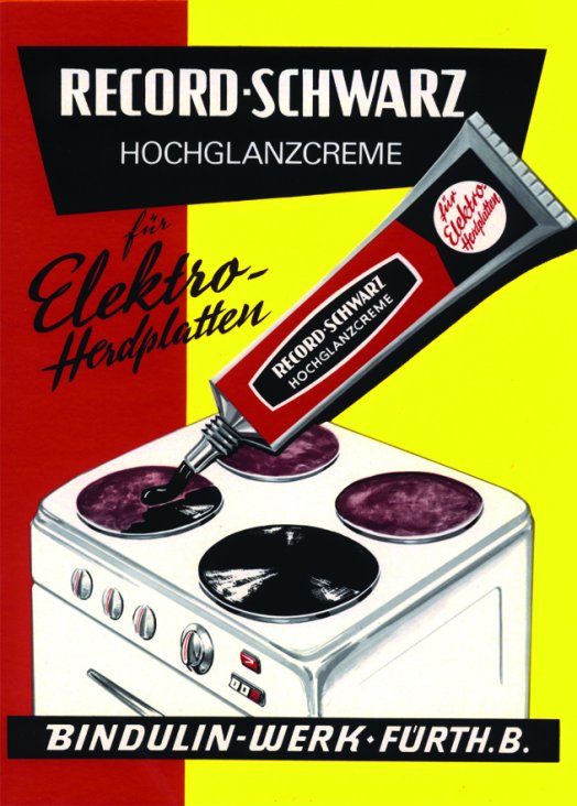 Bindulin Schwarzpaste Plakat 1