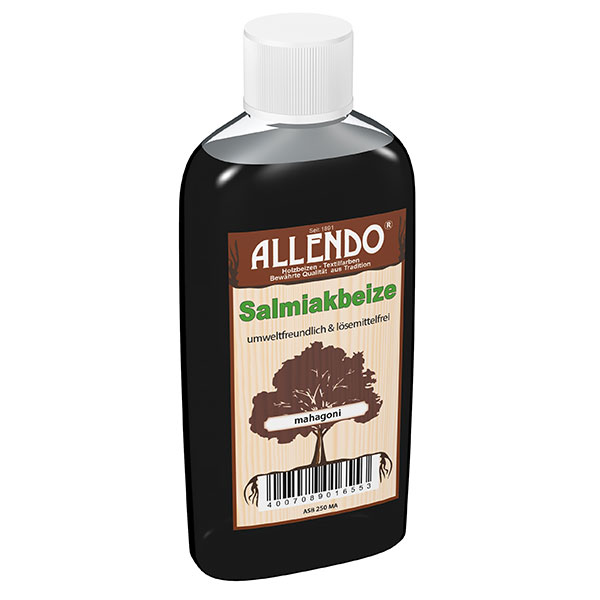 Salmiakbeize Holzton 250 ml Flasche   Farbe: mahagoni