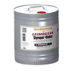 Verdnnung fr LEIMDUSAN Styropor-Kleber 10 Liter