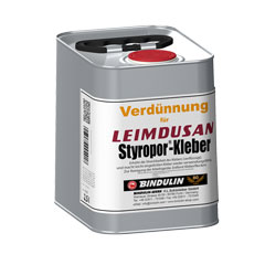 Verdnnung fr LEIMDUSAN Styropor-Kleber 2,5 Liter